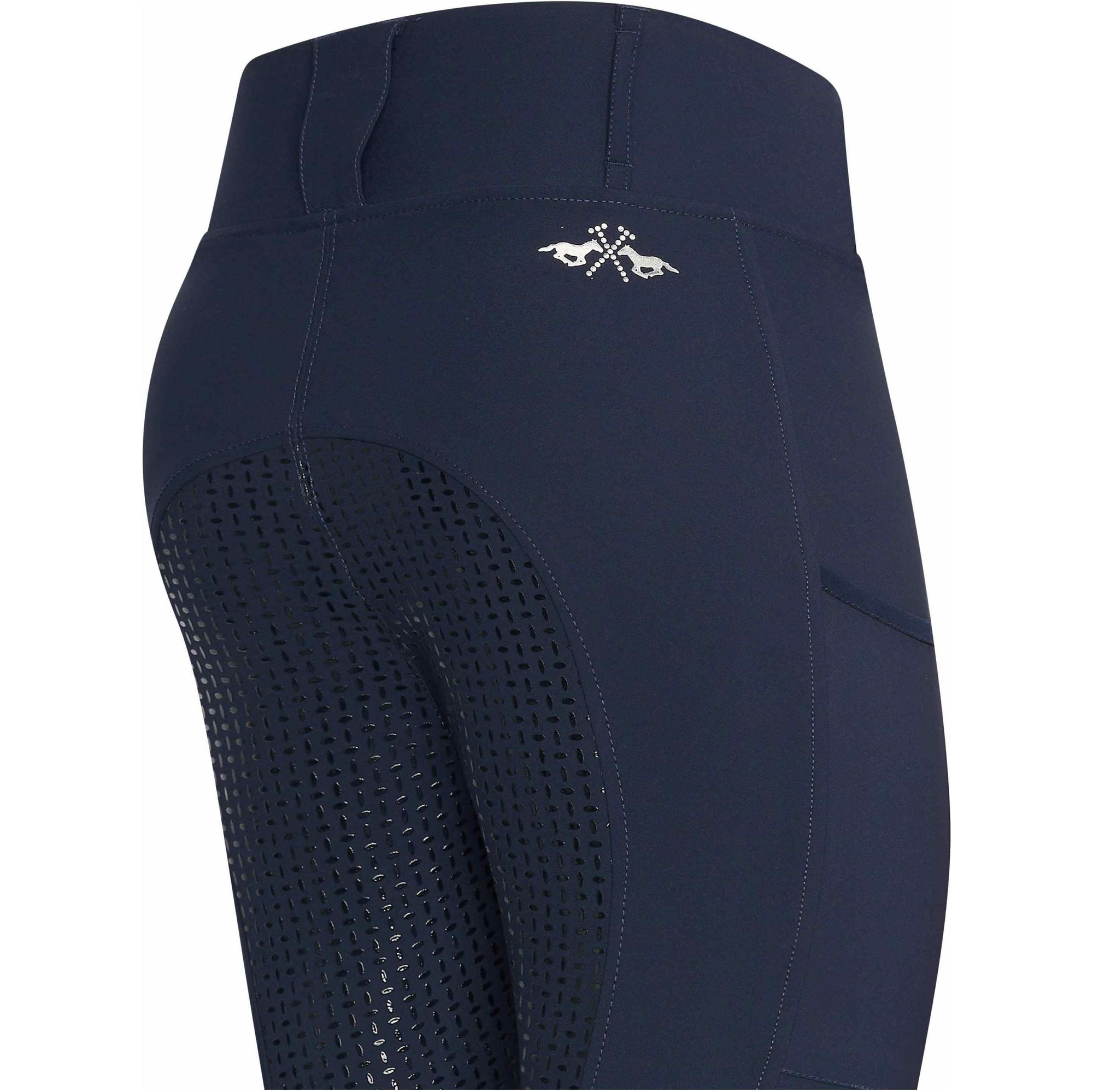 HV Polo Womens Classic Full Grip Riding Tights 201093506 - Navy